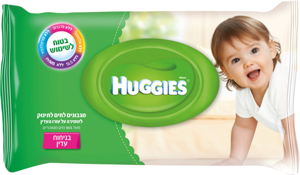 מגבונים לחים עבים ומבושמים לעור רגיש