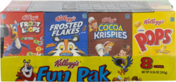 Kellogg Fun Pak 8 Cereals