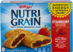 Nutri Grain Strawberry Soft Baked Breakfast Bars 8 ct