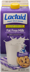100% Lactose Free Fat Free Milk