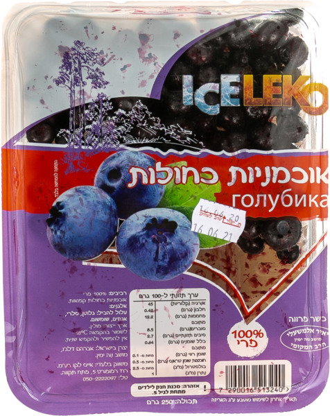 אוכמניות כחולות 250 גר