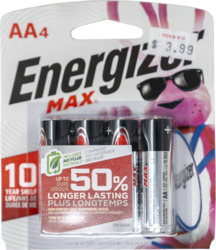 Max AA4 Batteries 4 pk