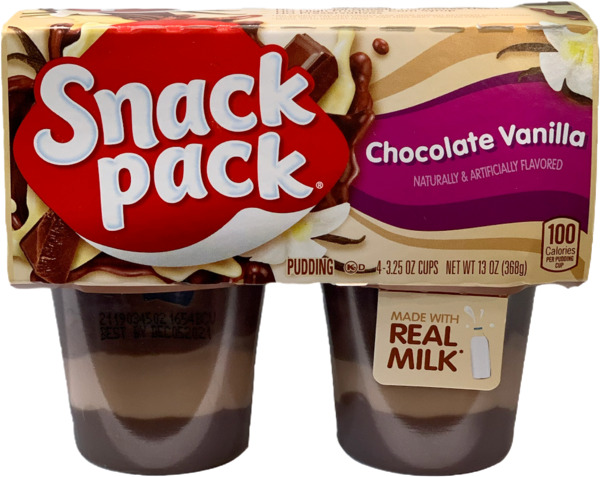 Hunts Snack Pk Choc/Van 4/3.