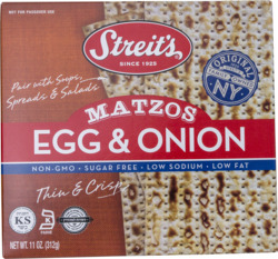 Low Fat Egg & Onion Matzos