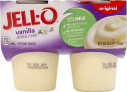 Original Vanilla Pudding Snacks 4 pk