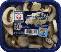 Sliced Mushrooms