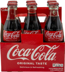 Coca-Cola Original Taste Bottles 6 ct