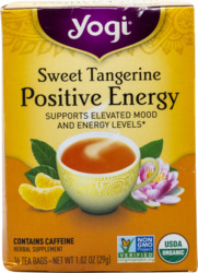 Sweet Tangerine Positive Energy Tea 16 ct