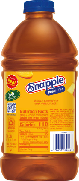 Snapple 64Z Peach 4