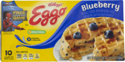 Blueberry Flavor Waffles 10 ct