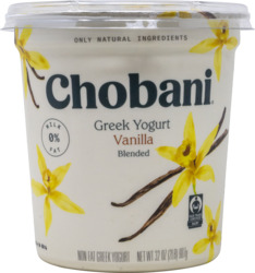 Vanilla Blended Non Fat Greek Yogurt