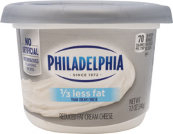 1/3 Less Fat Than Cream Cheese