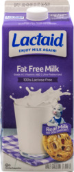 Fat & 100 % Lactose Free Milk