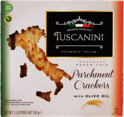 Parchment Crackers with Olive Oil