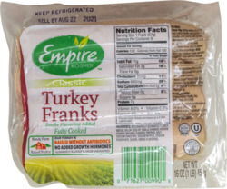 Empire Turkey Franks 16 oz