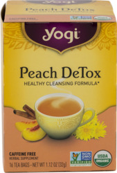 Yogi Tea Peach Detox 16Ct