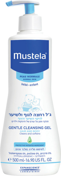 ג'ל רחצה לגוף ולשיער לתינוק