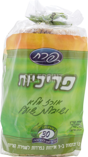 פריכיות אורז מלא ושיבולת שועל