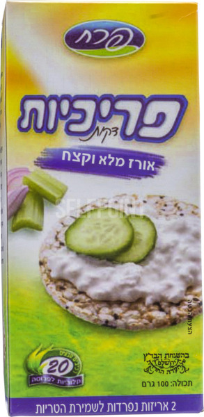 פריכיות דקות אורז וקצח