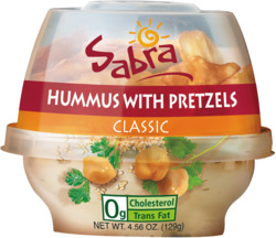 Classic Hummus Dip with Rold Gold Pretzels