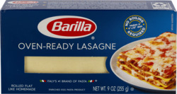 Oven Ready Lasagne Egg Pasta Product