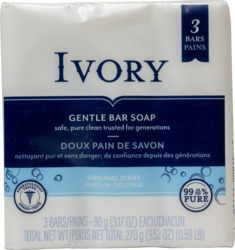 Ivory Bar Soap Original 3Pk