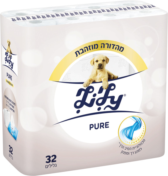 נייר טואלט במגע אלוורה גלילים