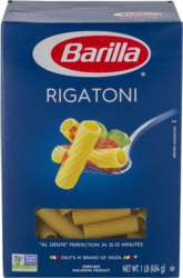 Rigatoni Pasta Enriched Macaroni Product