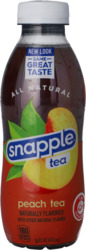 Snapple 16Z Peach Plastic