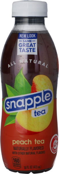 Snapple 16Z Peach Plastic 2