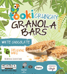 Tooki Granola Bars Wht Choc