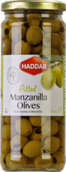 Green Pitted Manzanilla Olives