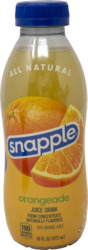 Snapple 16Z Orange Plstc