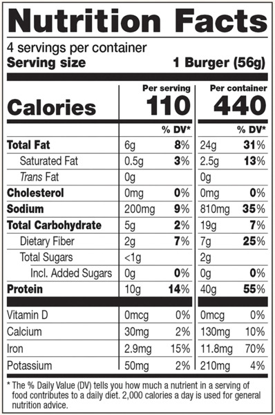 Dr Pr Veggie Burger American 2