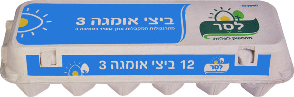 12 ביצים M אומגה 3