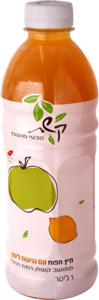 מיץ לימון ותפוחים טבעי