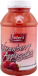 Lieb Straw Apple Sauce 50 oz