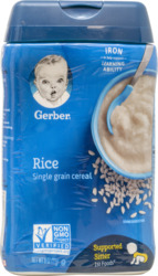 Single-Grain Rice Baby Cereal