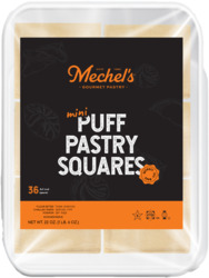 Puff Pastry Dough 36 Mini Squares