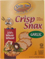 Sugar Free Crisp Snax Whole Wheat Garlic