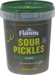 Flaum Sour Pickles 28 oz.
