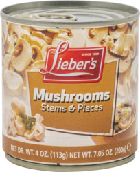 Stems & Pieces Mushrooms