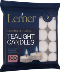 Lerner Tea Lights 100Ct