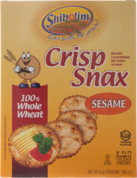 Sugar Free Crisp Crackers Whole Wheat Sesame