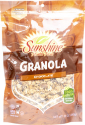 Sunshine Granola Choc 10Z