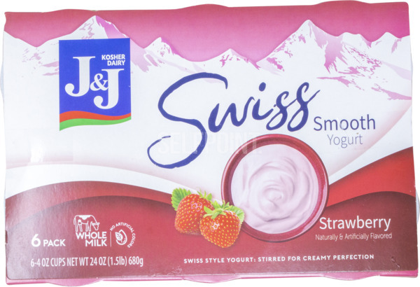 J&J Swiss Yog Straw 6Pk