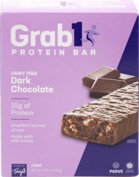 Grab1 Bars, Dark Chocolate