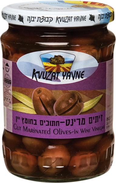 זיתים מרינט חתוכים בחומץ יין
