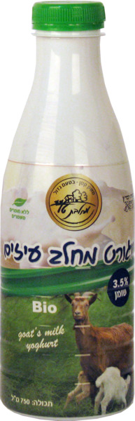 יוגורט מחלב עיזים 750 מל