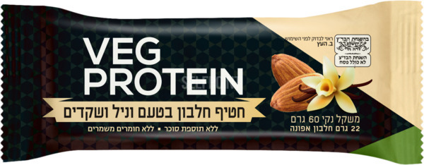 חטיף חלבון בטעם וניל ושקדים